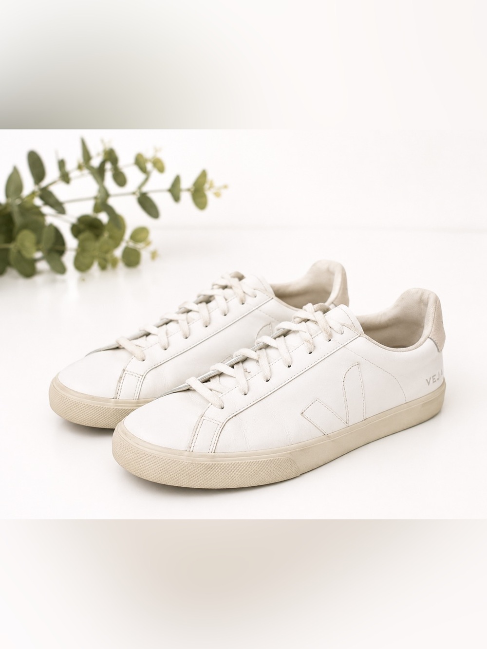 VEJA Campo Leather Sneakers | Extra White | Women’s US 11 / EU 42 #8 old money